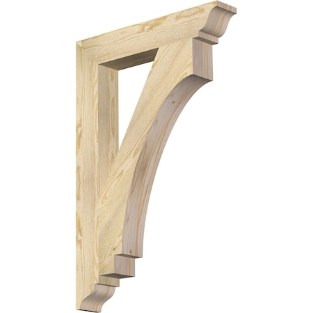 Ekena Millwork Imperial Traditional Rough Sawn Bracket, Douglas Fir, 4"W x 24"D x 36"H BKT04X24X36IMP01RDF